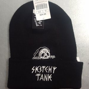 Sketchy tank beanie NWT